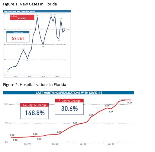 new covid cases in florida chart